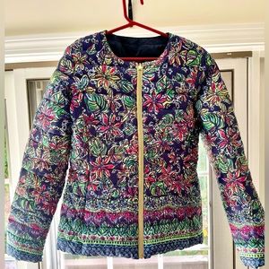 Lilly Pulitzer reversible down jacket